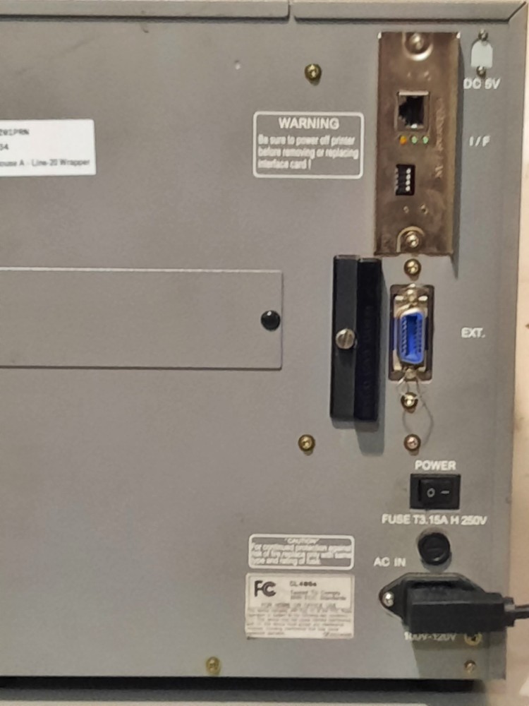 Sato CL408e Thermal Printer - (Powers on)-UNTESTED