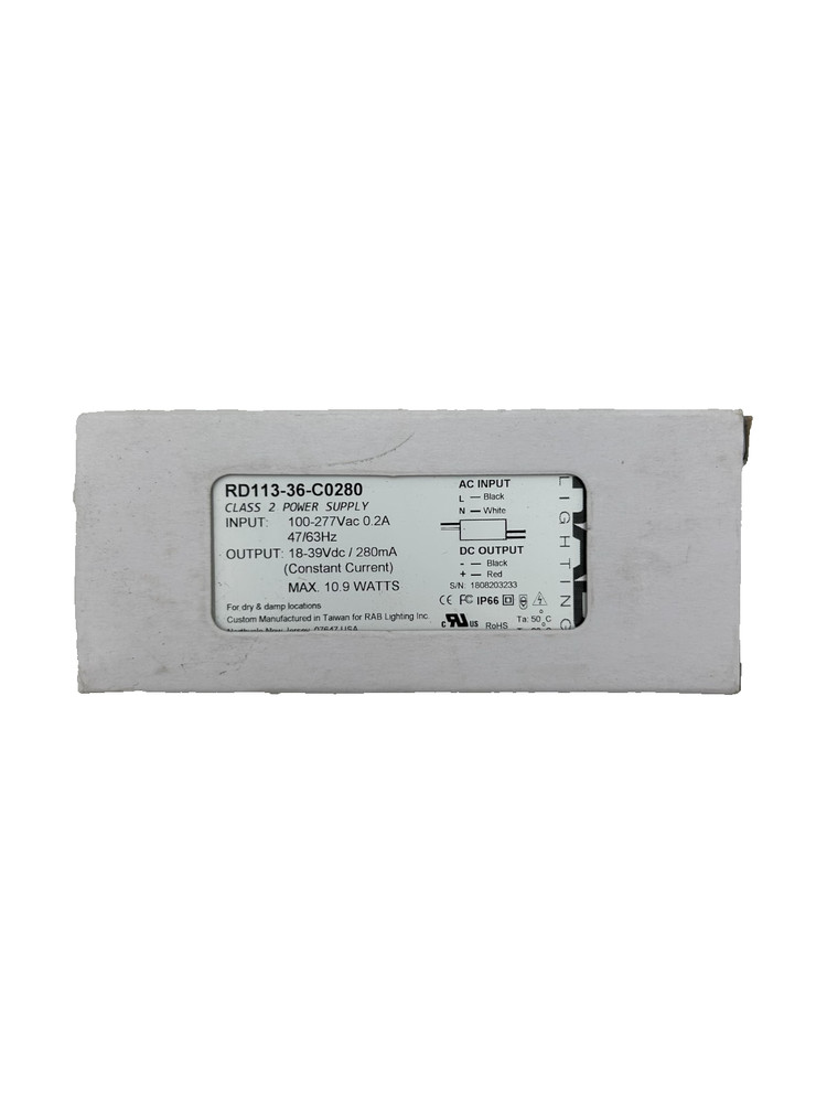 Rab Lighting RD113-36-C0280 Class 2 Power Supply