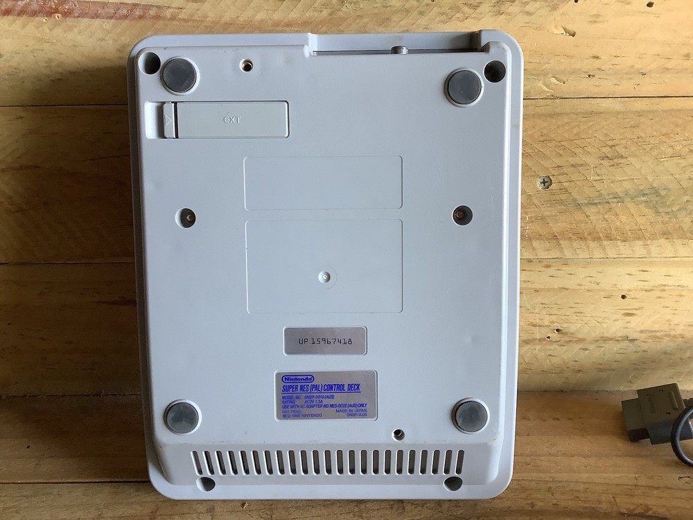 SUPER NINTENDO SNES CONSOLE TESTED & WORKING POWER SUPPLY TV AV CABLE CONTROLLER