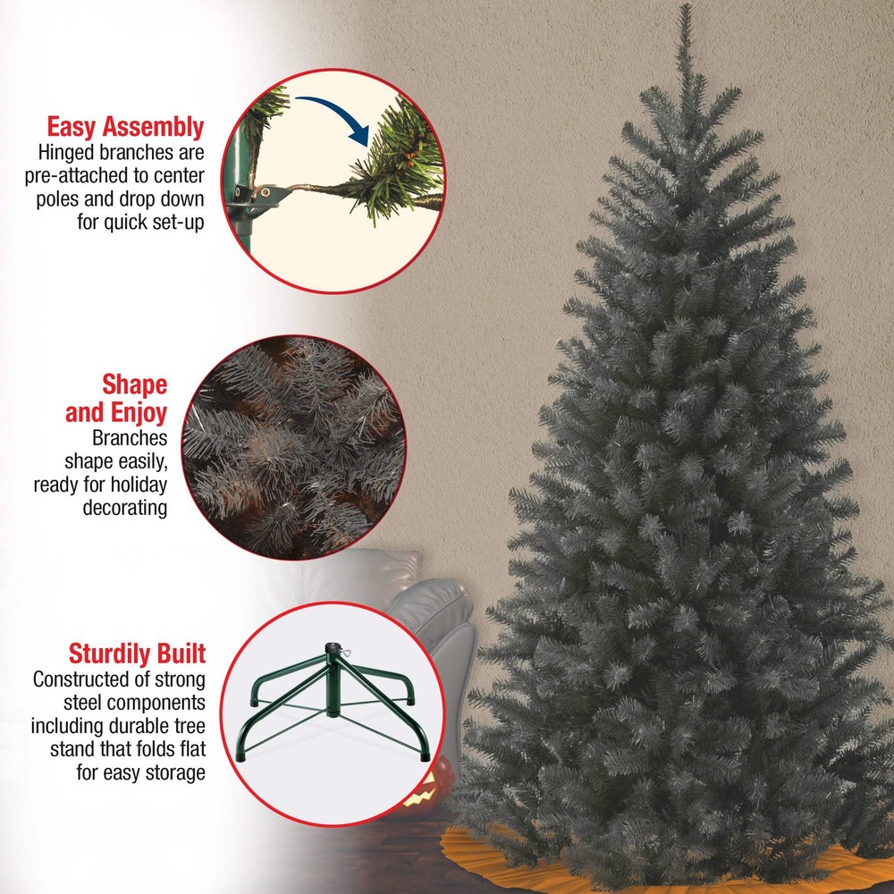7.5 ft. North Valley Spruce Black Tree