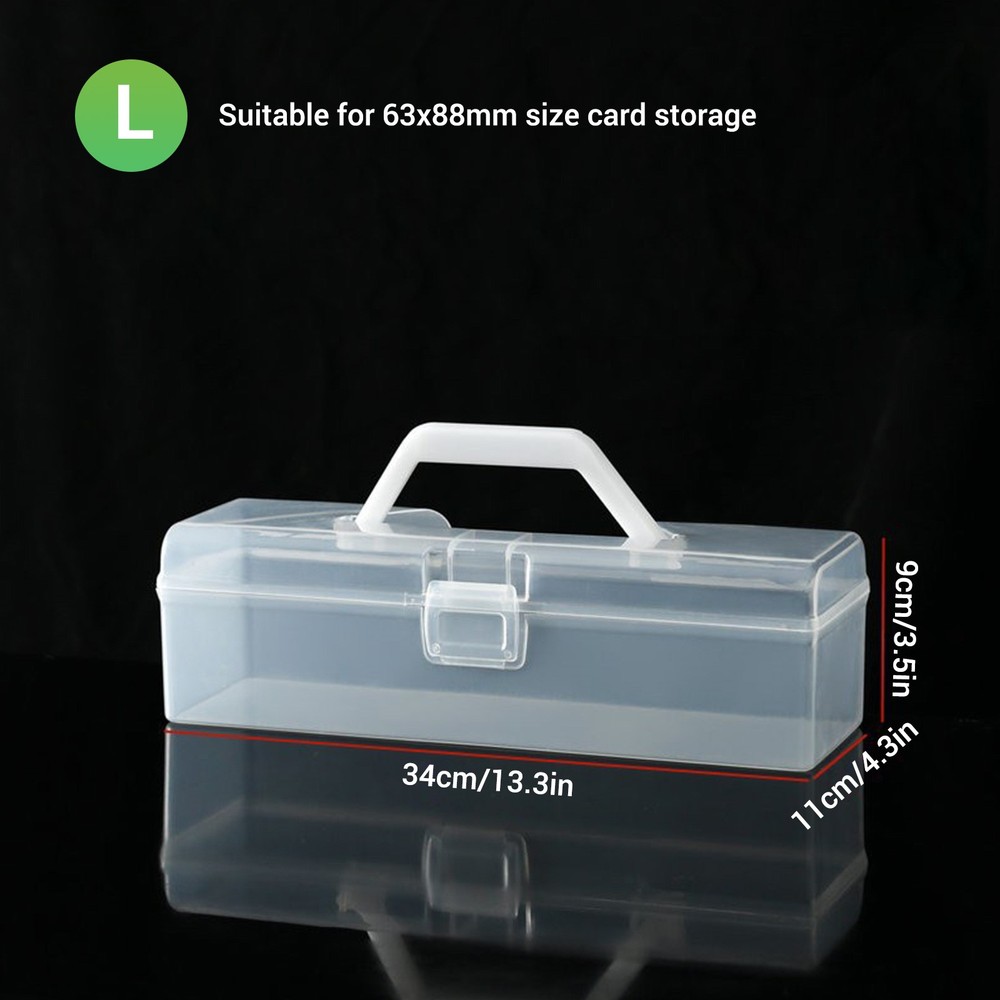 Clear Plastic Storage Boxes with Lock Lids Stackable Box Home Office Kitchen