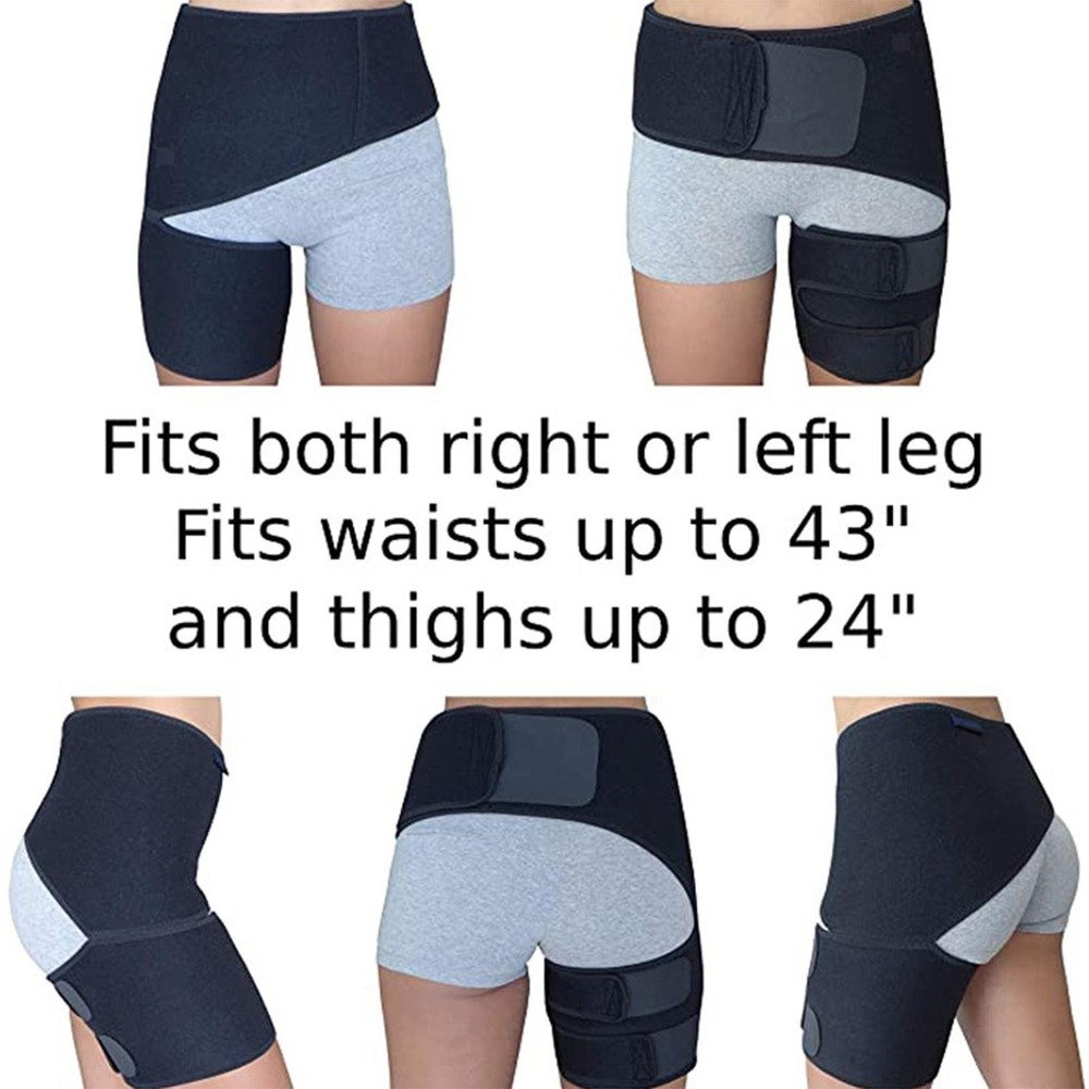 Groin Hip Brace Belt Compression Wrap Support Thigh for Hamstring Joints