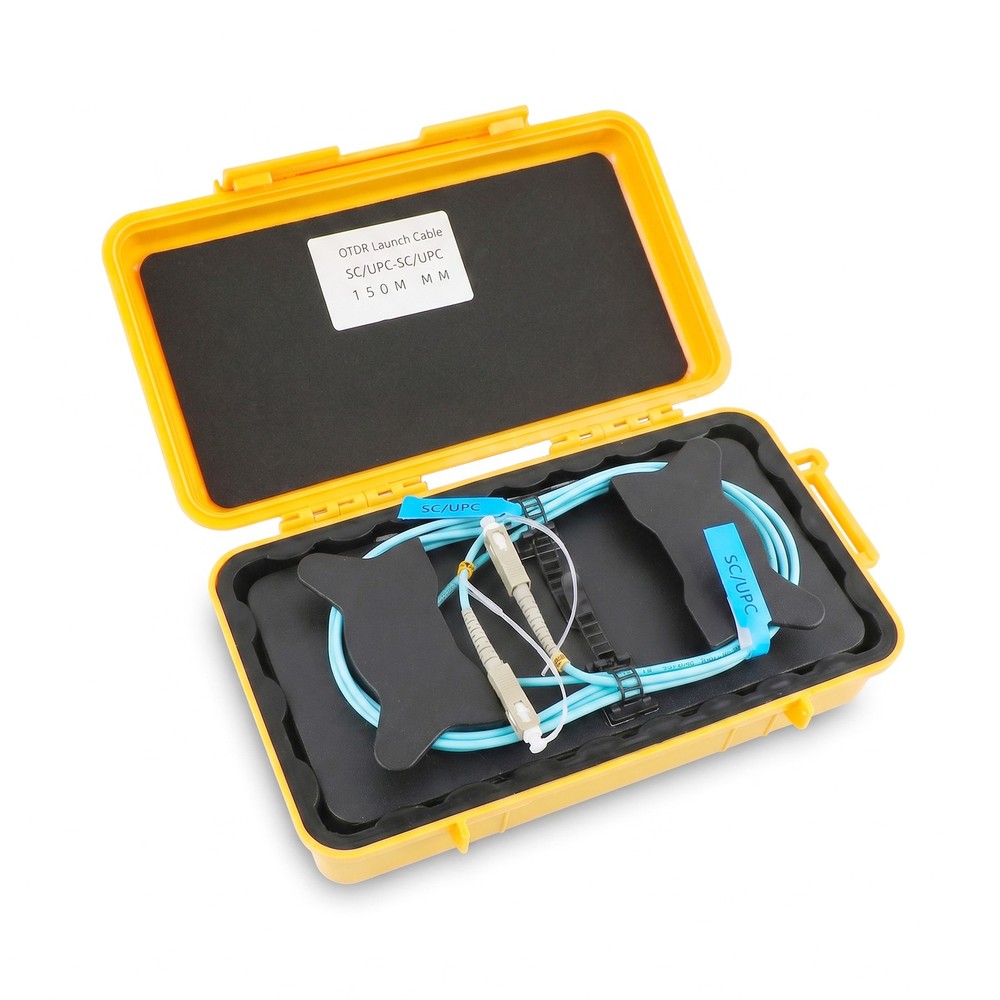 Fiber Optic OTDR Launch Cable Boxs Multimode OM2 SC/UPC-SC/UPC