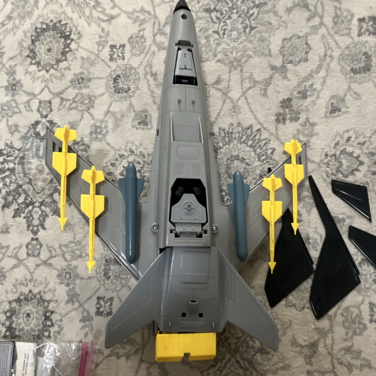 Vintage 1986 GI Joe Conquest X-30 Jet w/ Slip-Stream