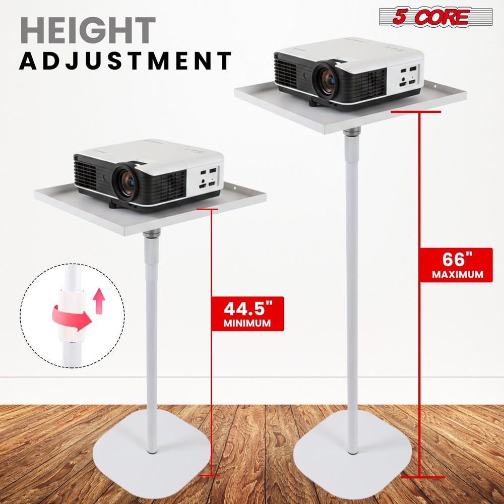 5 Core Projector Stand Floor Adjustable Heavy Base Universal Projectors Support