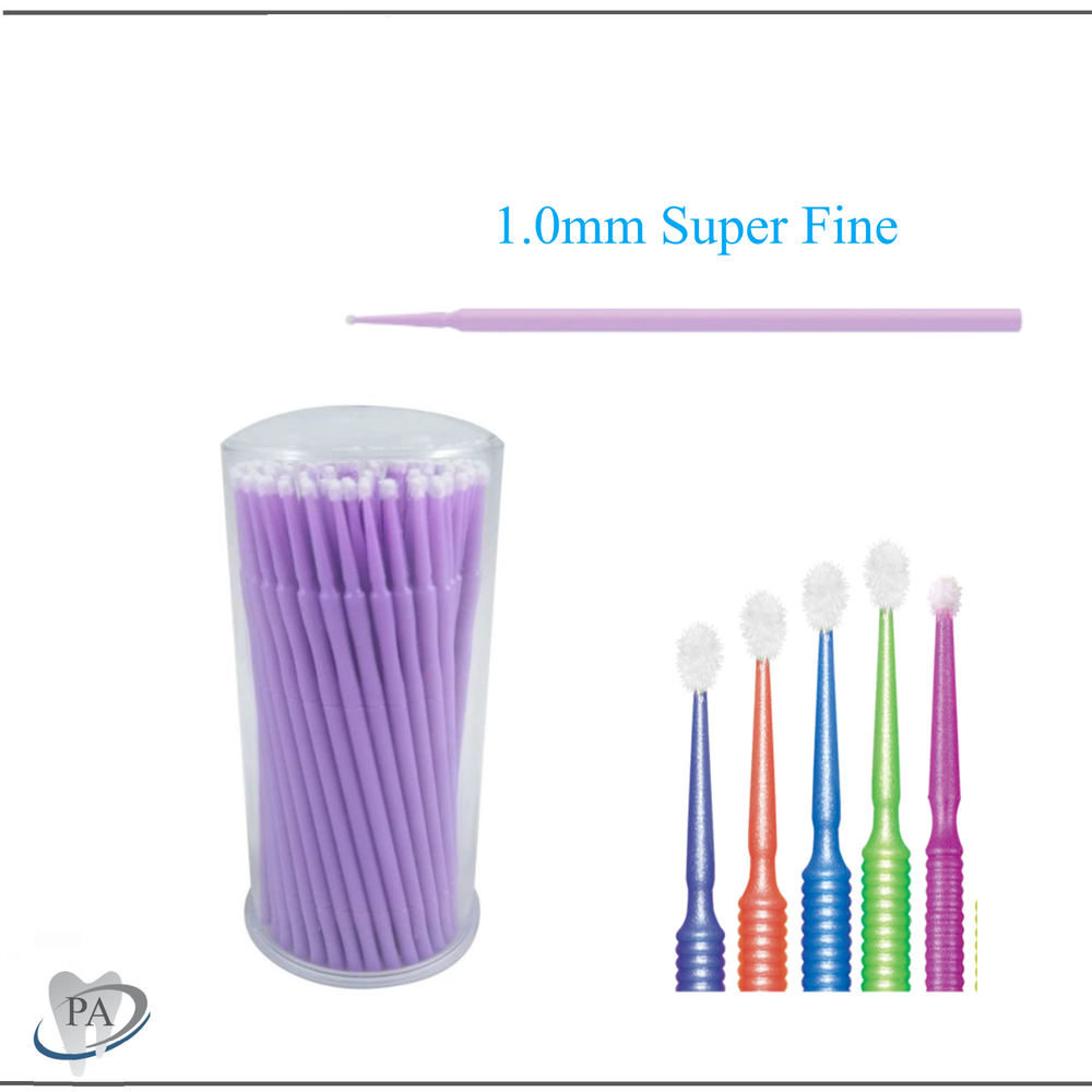 400 Microbrush Micro Brush Applicator Tips Regular, Fine, Super Fine Dental USA