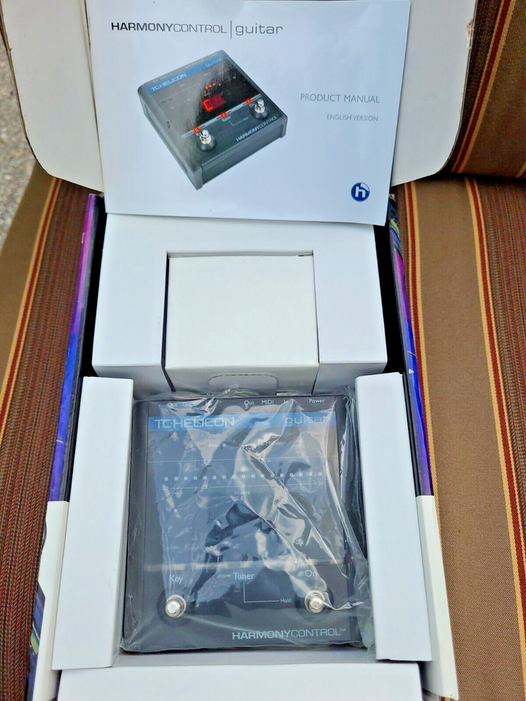 TC Helicon Harmony Control Guitar Controller Vocal Effect Pedal + Power Supply