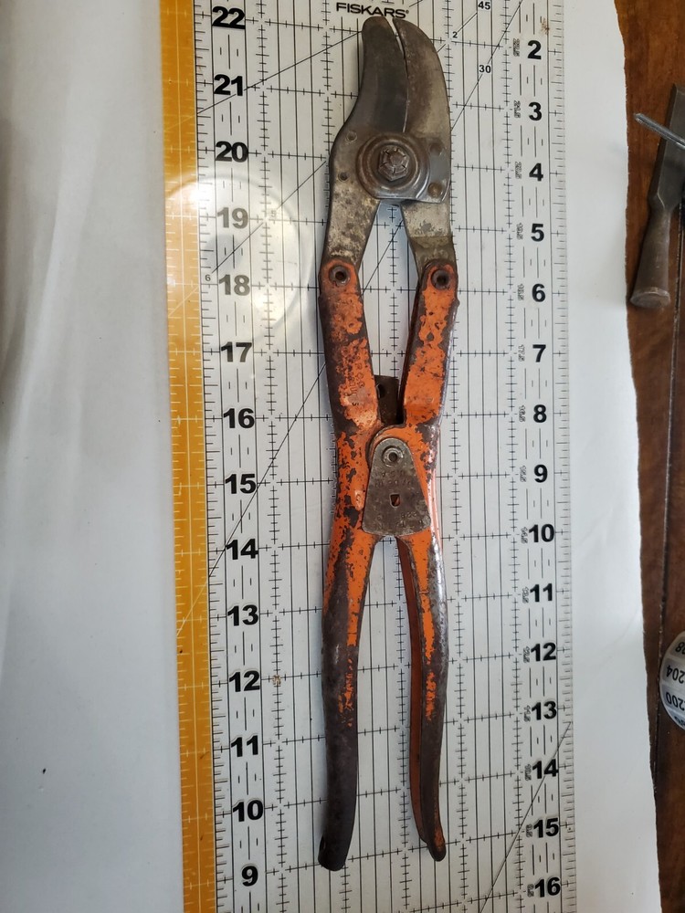 Vintage Pruning Shears USA Made Double Action