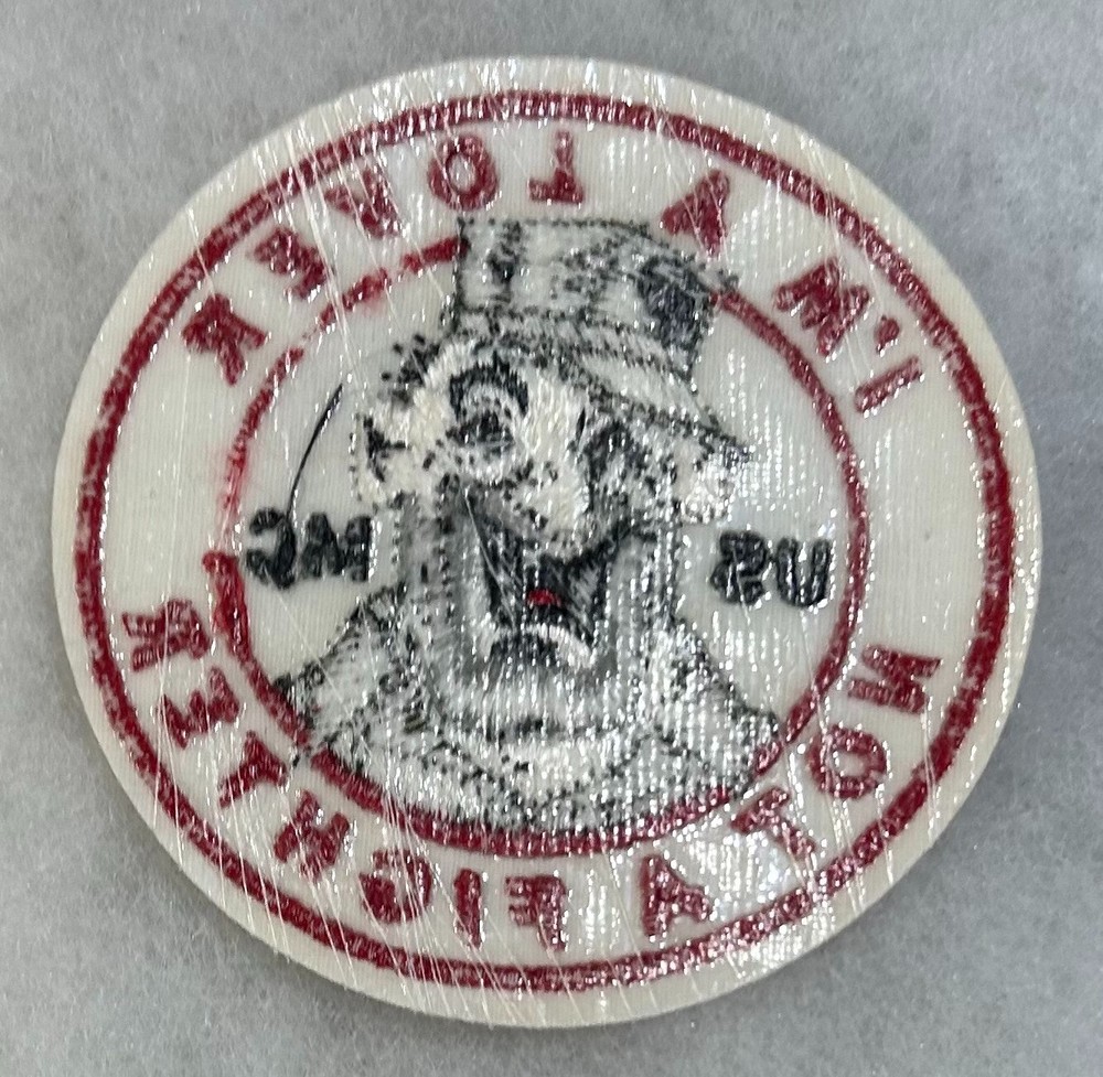 USMC "I'm a lover Not A Fighter" Patch