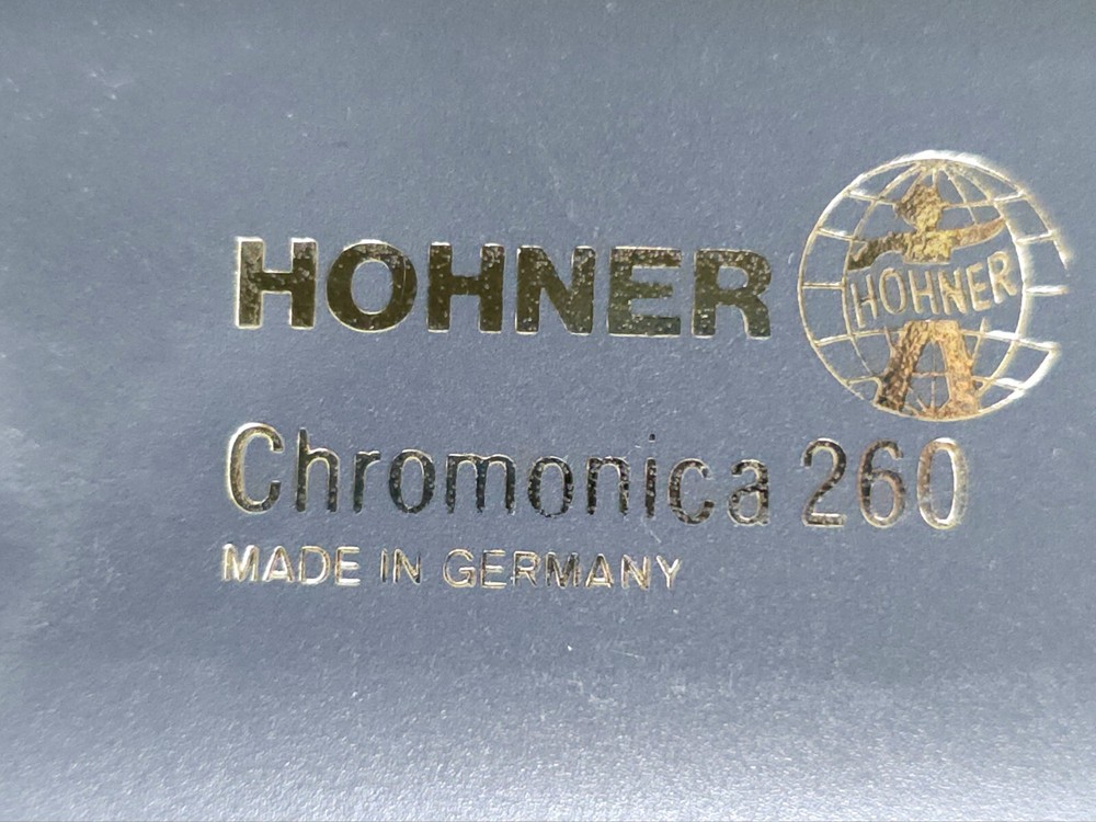 M.HOHNER 260 C CHROMATIC HARMONICA MADE 1937 GERMANY ORIGINAL CASE Nice!
