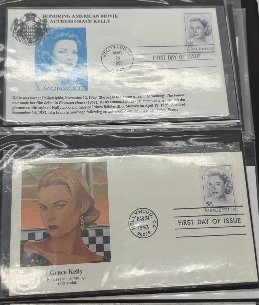 Commemorative First Day Issue Envelope/Postcard Collection Book ￼