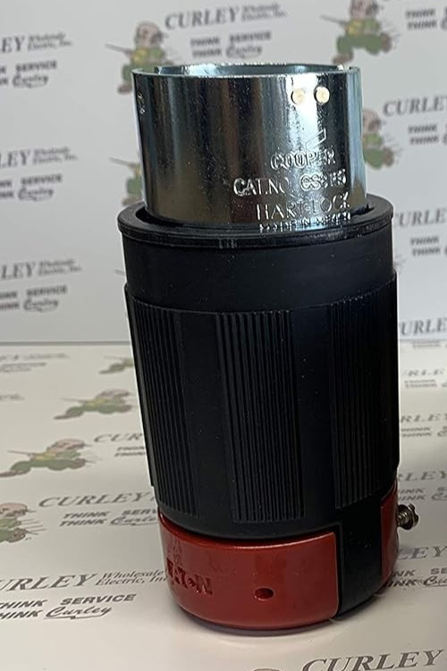 CS8165C 50A Locking Plug, 480V, 3P/4W - Cooper # CS8165C