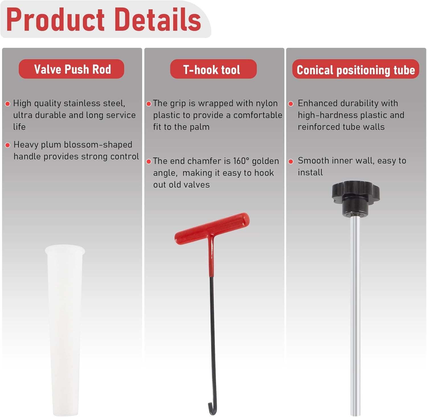 Tire Valve Stem Core Remover&Installer/Replacement Tool Kit For Valve Core TR413