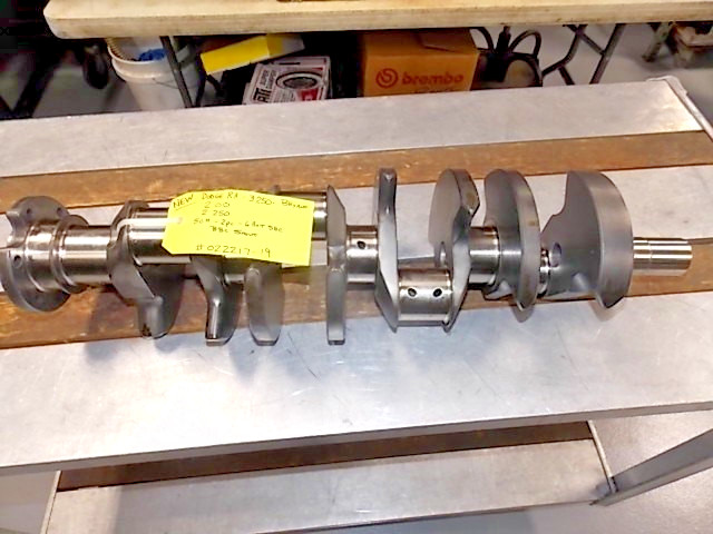 NEW 3.240 Stroke Dodge R5 P7 Bryant Billet crankshaft 2" rods SBC 6 bolt Flange