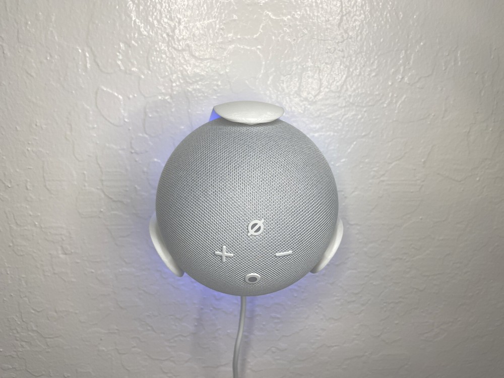 Wall Mount Hanger Holder Stand For Amazon Echo Dot Generation 5/4 White
