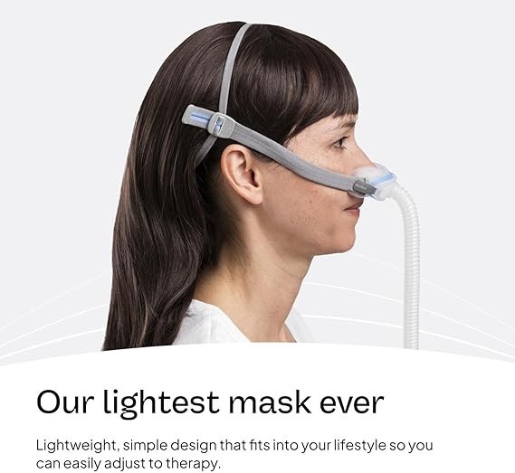 Nasal CPAP Mask Frame System Replacement - Medium Size, Headgear Included