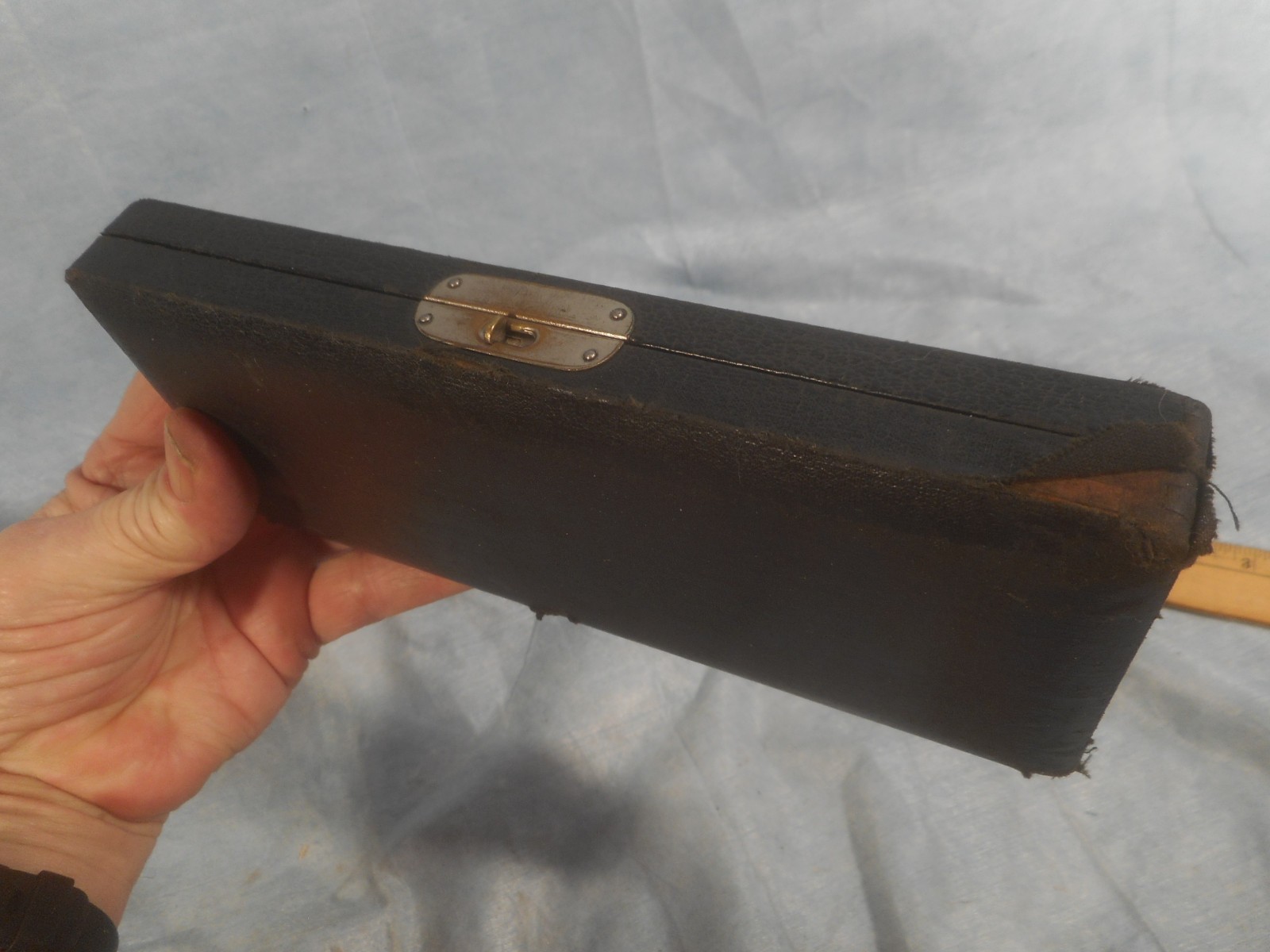 Vintage L. S. Starrett Inside Micrometer with Extension Rods Machinist Tools Set