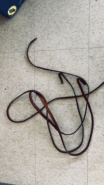 TORY Split Western Reins * LEATHER Brown * VGC