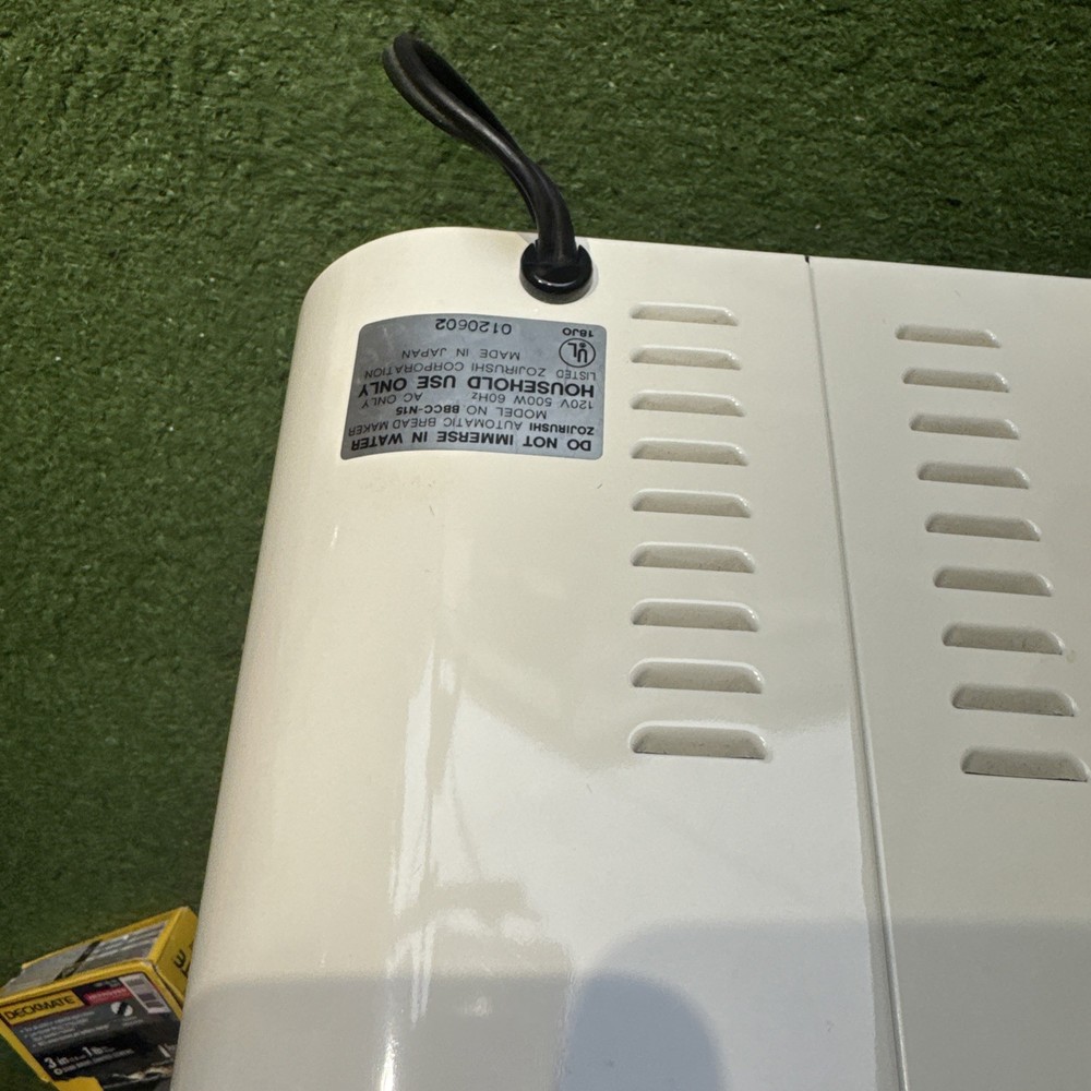 Zojirushi BBCC-N15 Automatic Bread Maker Machine Tested Works