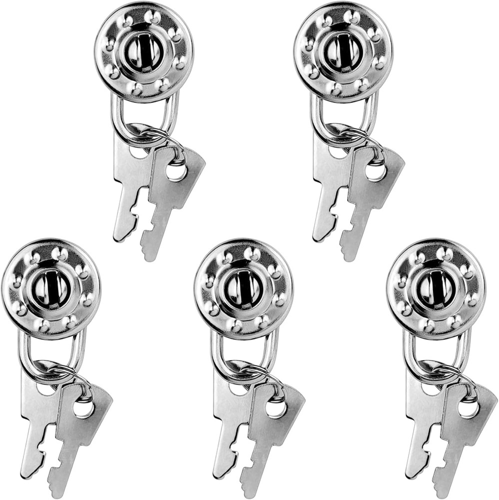 10 Pack Mini Diary Padlock, Small Locks with Keys, Tiny Luggage Locks for Tra...