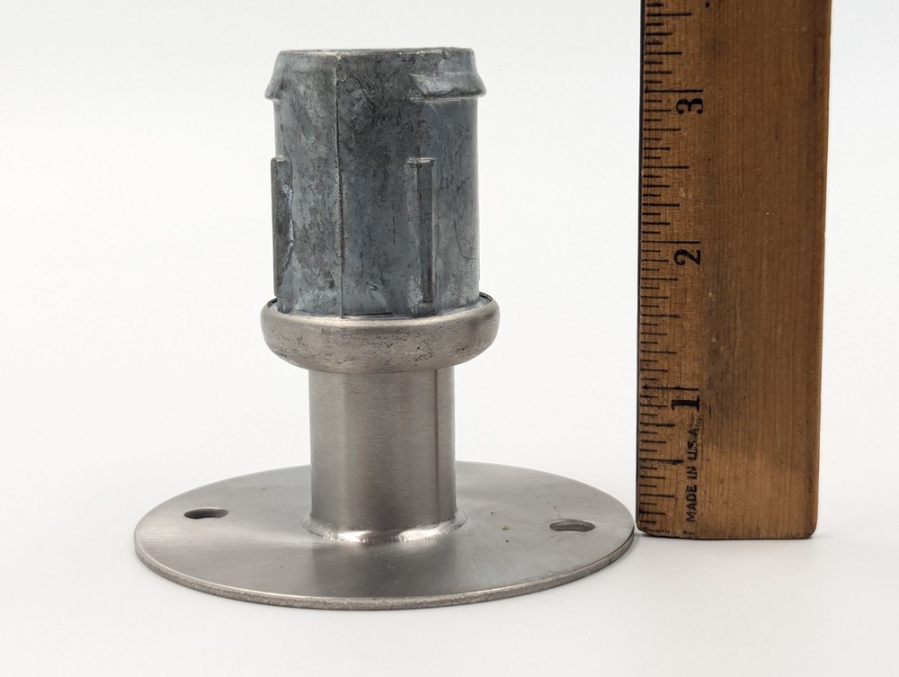 Adjustable Stainless Steel Flanged Foot, 1" Fitting