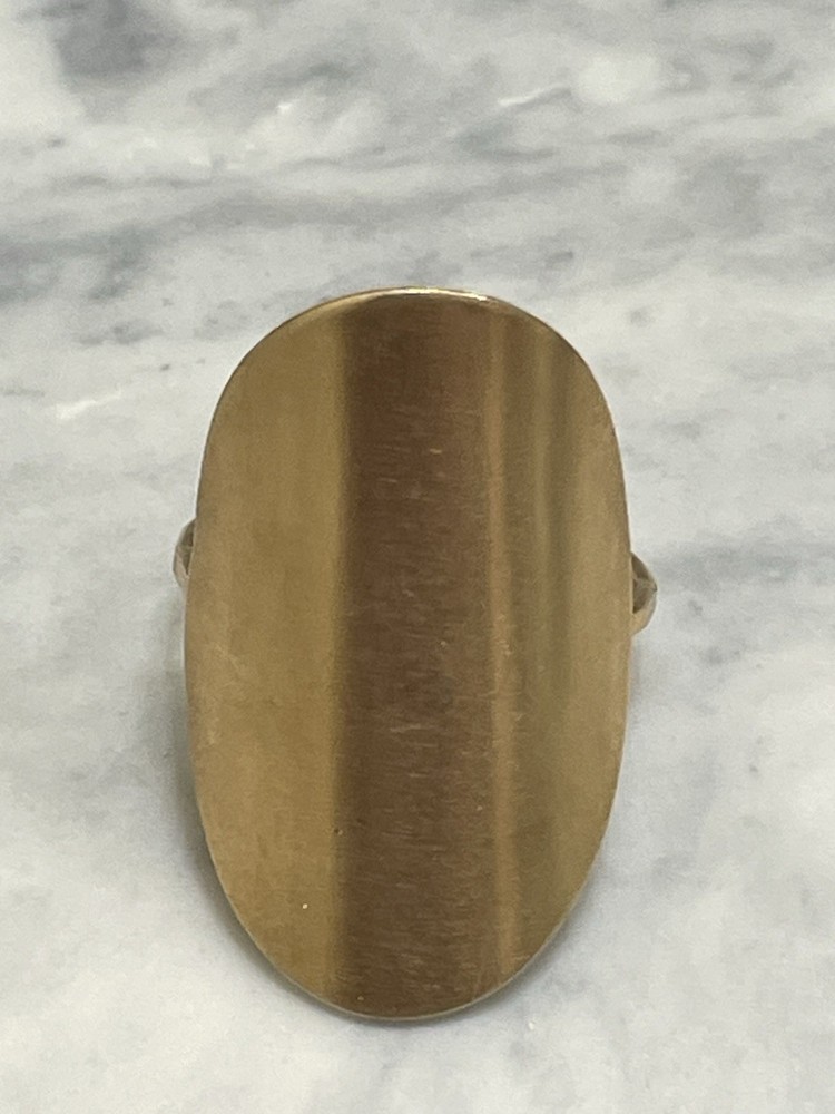 West Texas Handmade Smooth Copper Statement Ring 7 Artisan Boho unique original