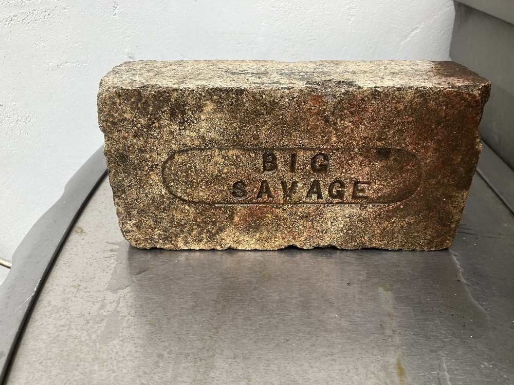 Antique Fire Brick Big Savage Great Condition