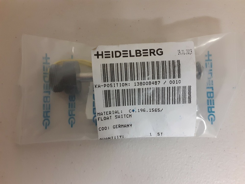 Heidelberg Technotrans Float Level Switch C4.196.1565/