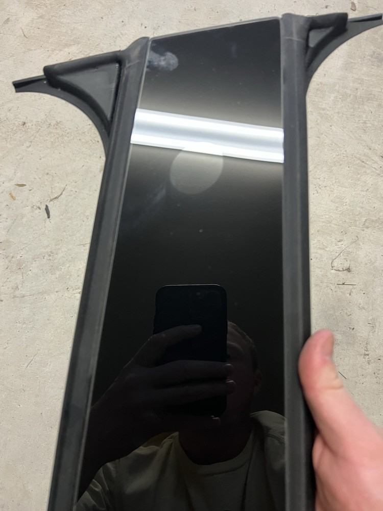 2020-2024 OEM Tesla Model Y Left Driver Side Exterior B Pillar Trim W/ Camera