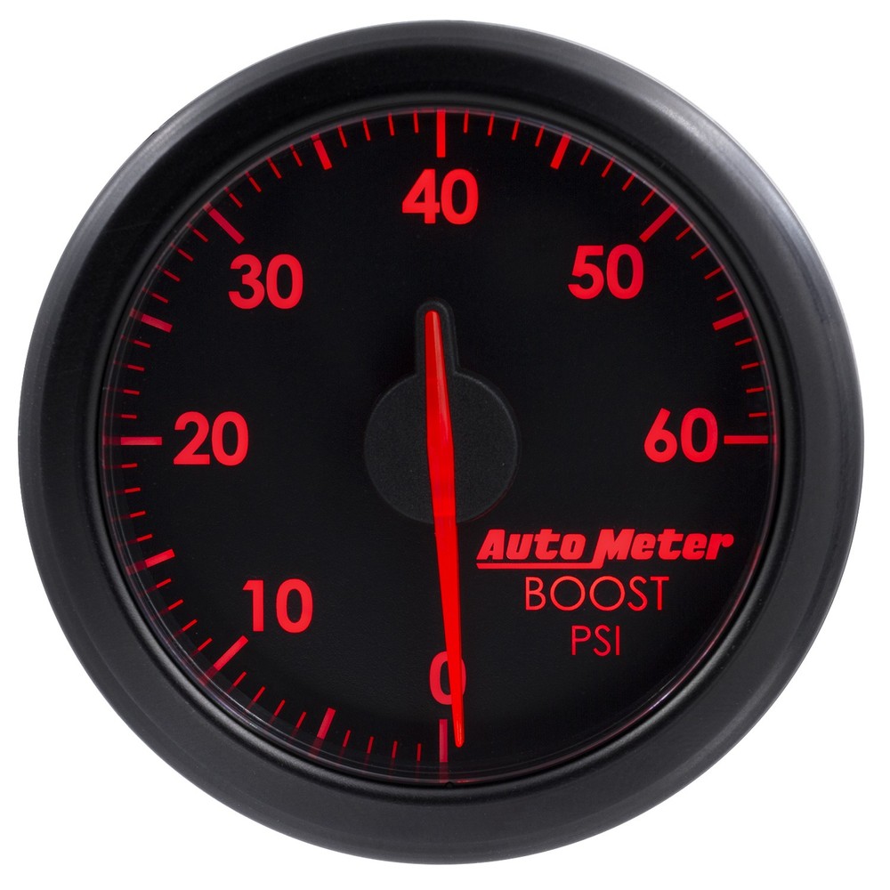 AUTOMETER 2-1/16" Boost, 0-60 PSI, Airdrive, Black