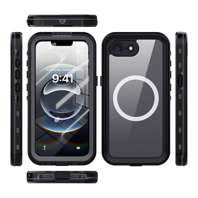 6.1'' Waterproof Shockproof Heavy Duty Screen Protector Case For iPhone 17e 16e