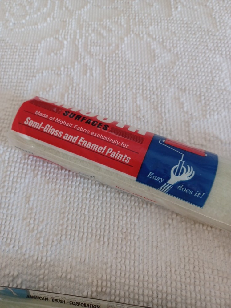 WA Painter Roller 2 Refills Smooth Surface Mohair Vintage
