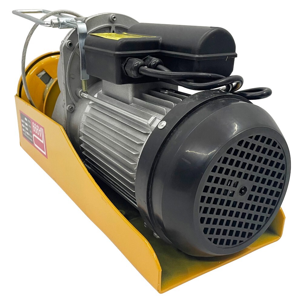 1000KG Multi-function Electric Hoist Mini Small Wire Rope Winch 2000LB