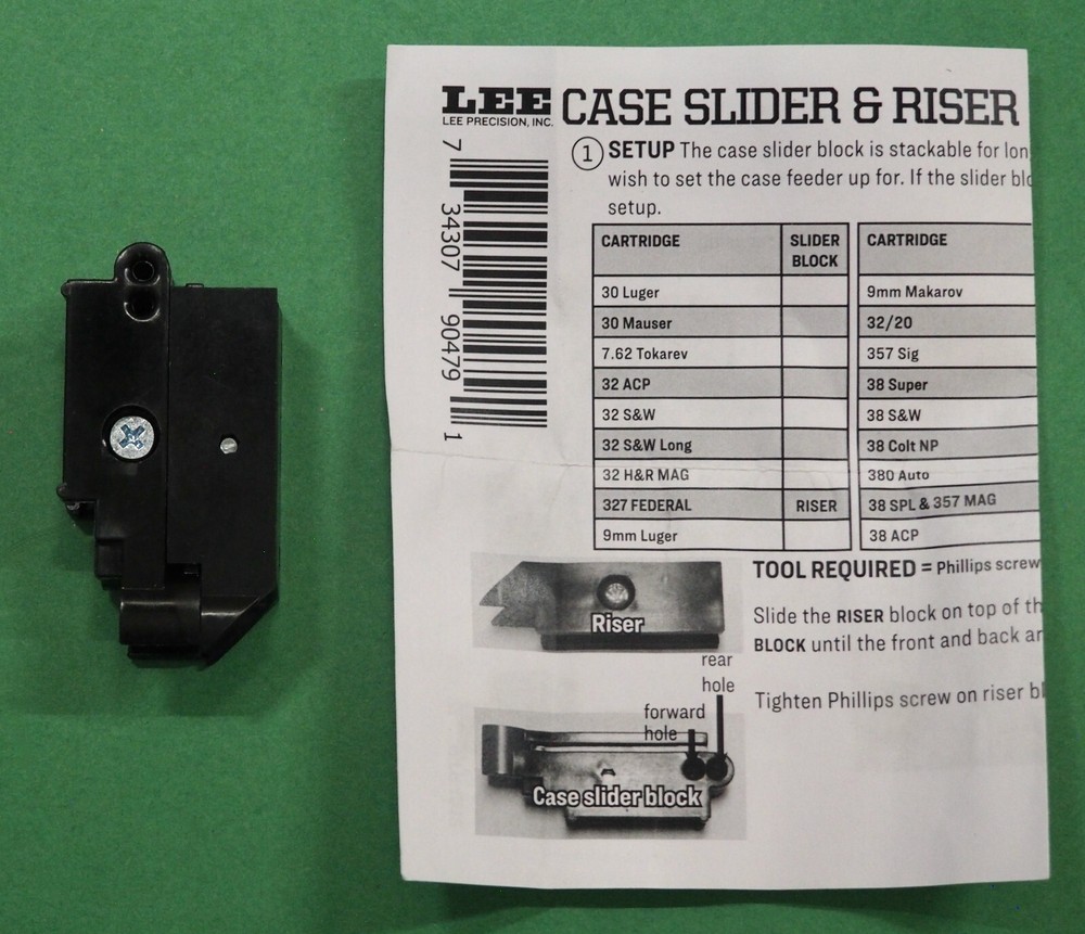 LEE Case Slider & Riser-(90479)-NIP