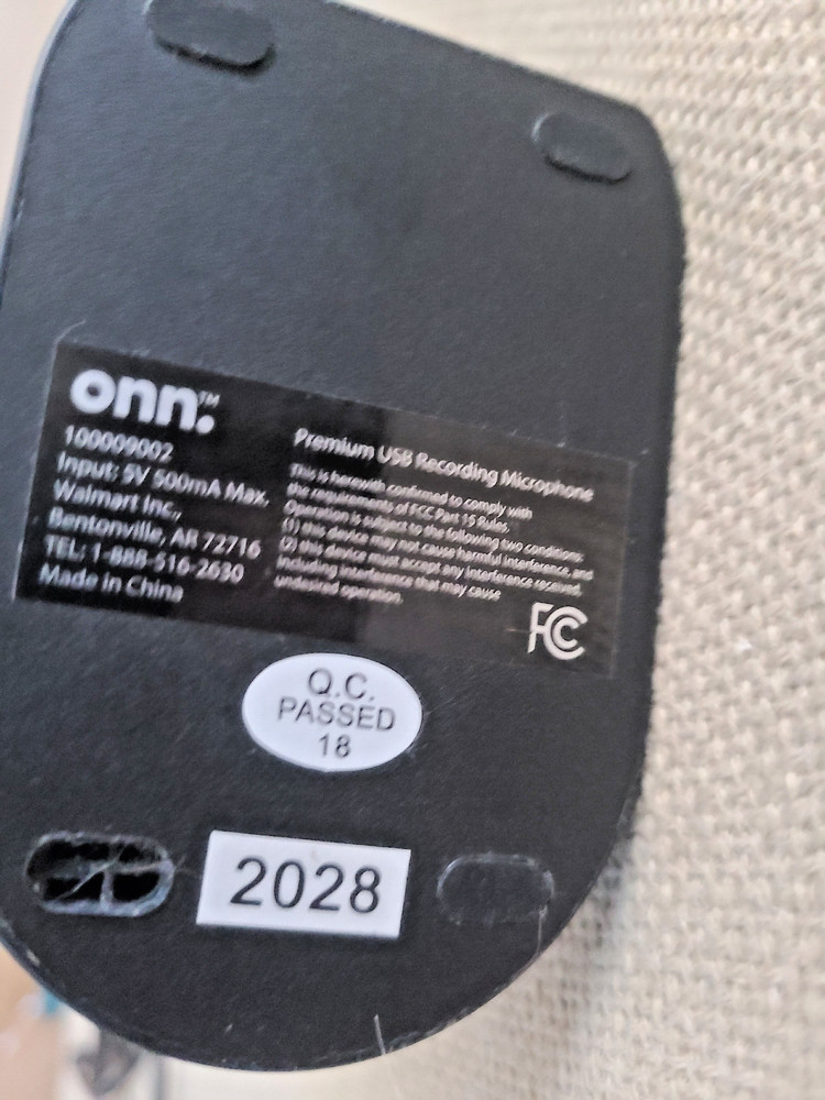 Onn. Surf USB Podcast Microphone - PC & Mac