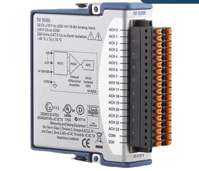 New National Instruments NI 9205 785184-01 C-series voltage input module