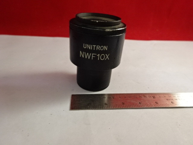 UNITRON EYEPIECE OCULAR NWF10X MICROSCOPE PART OPTICS AS IS &4B-A-15
