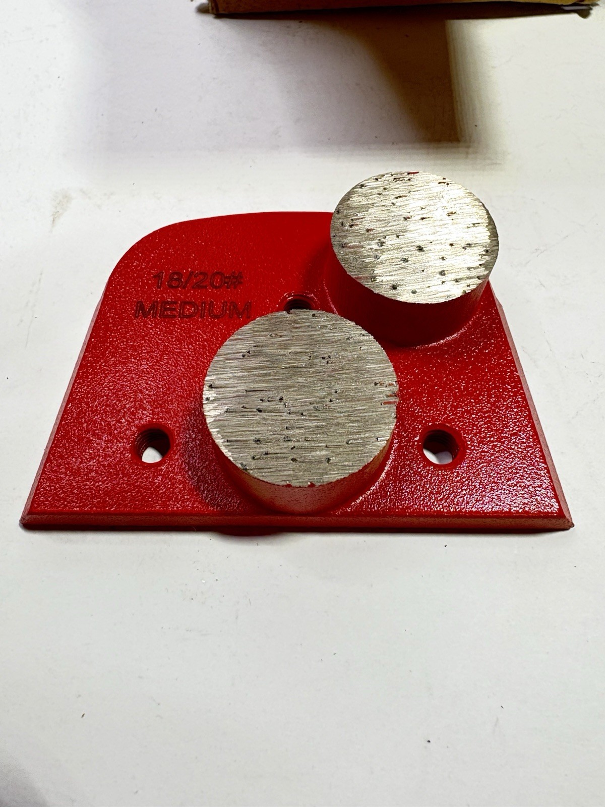9-LAVINA Quick Change 2 Button Segment 20 Grit Medium Concrete Grinding Diamond