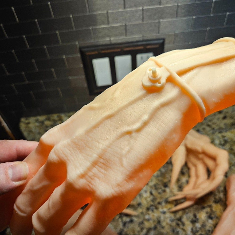 Monster resin hands lifesized ONE PAIR