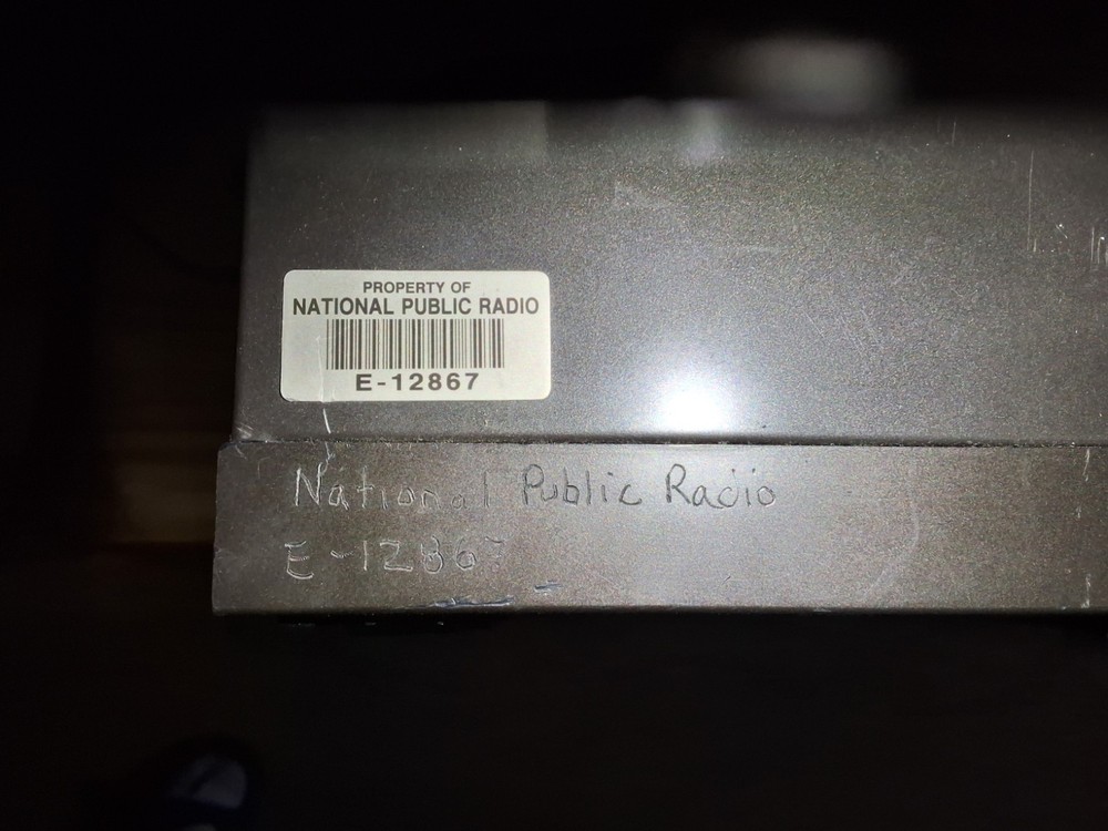 Vintage Technics SL-PG100 CD Player Used At NPR Studios!