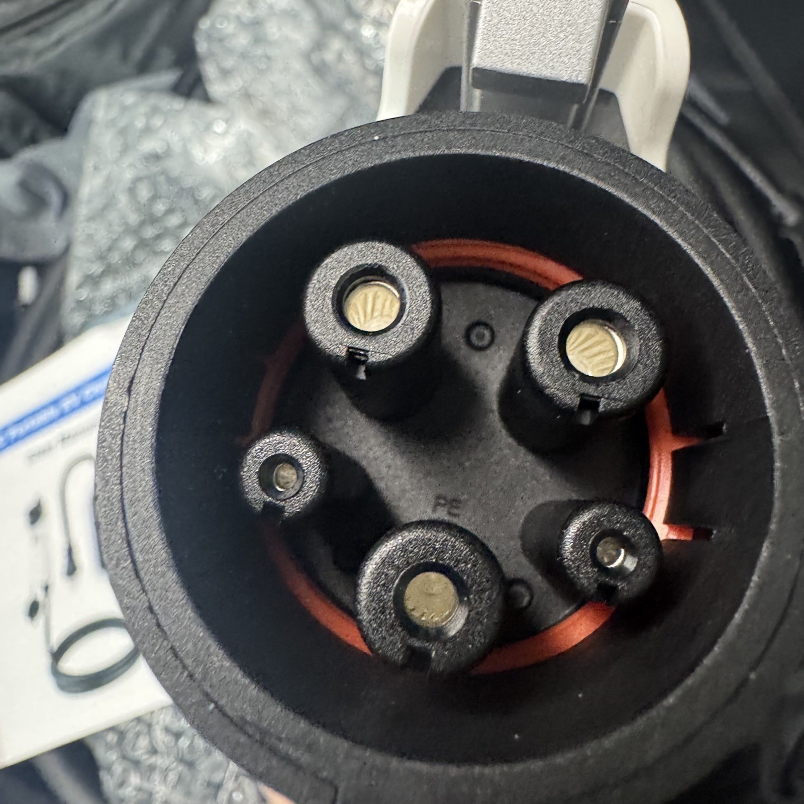 Macarlon Level 1 & 2 EV Charger,16A 110V-240V 25ft Cable,American Flag (Silver)