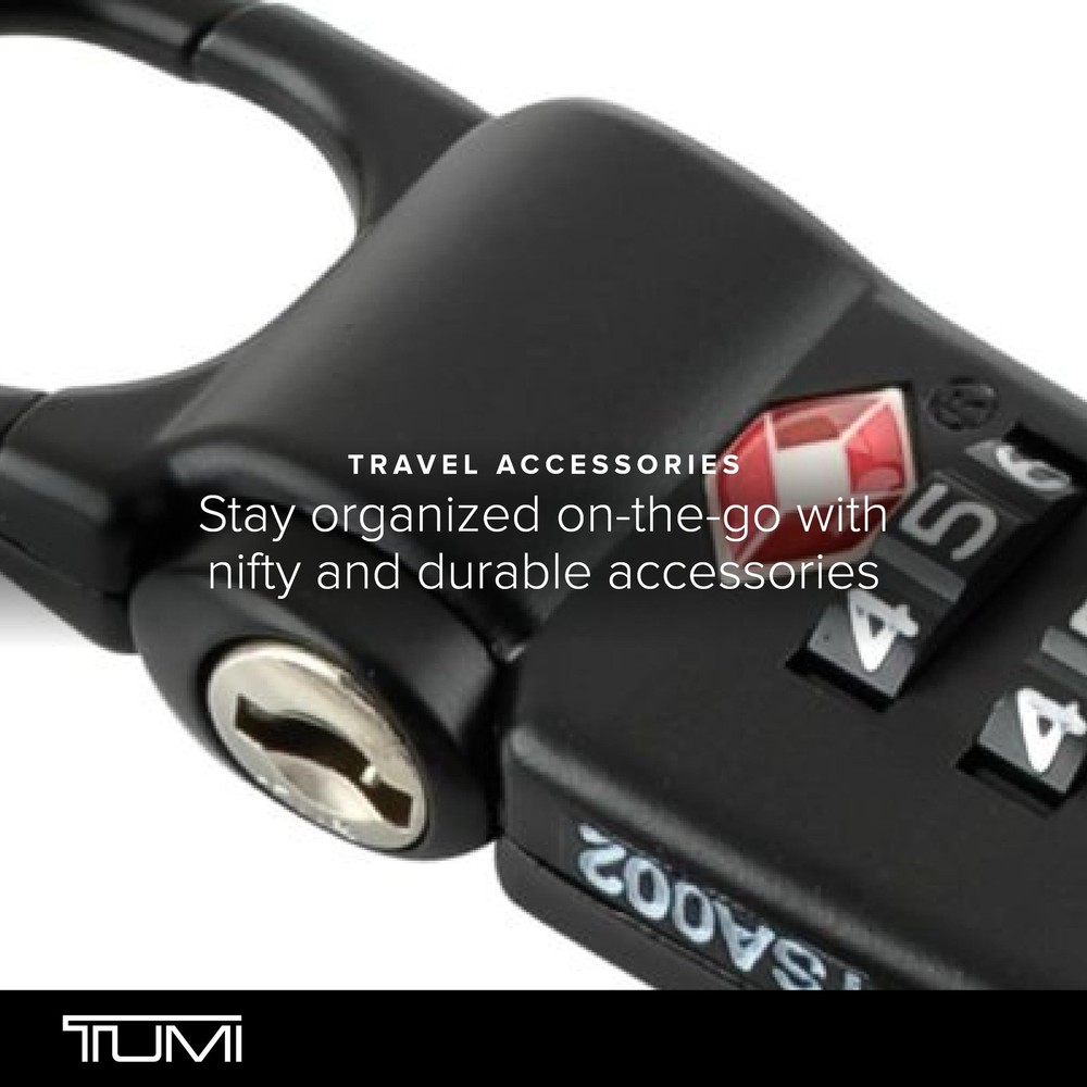 TUMI TSA Lock Box Combination Lock for Luggage & Backpack TSAApproved Lock...