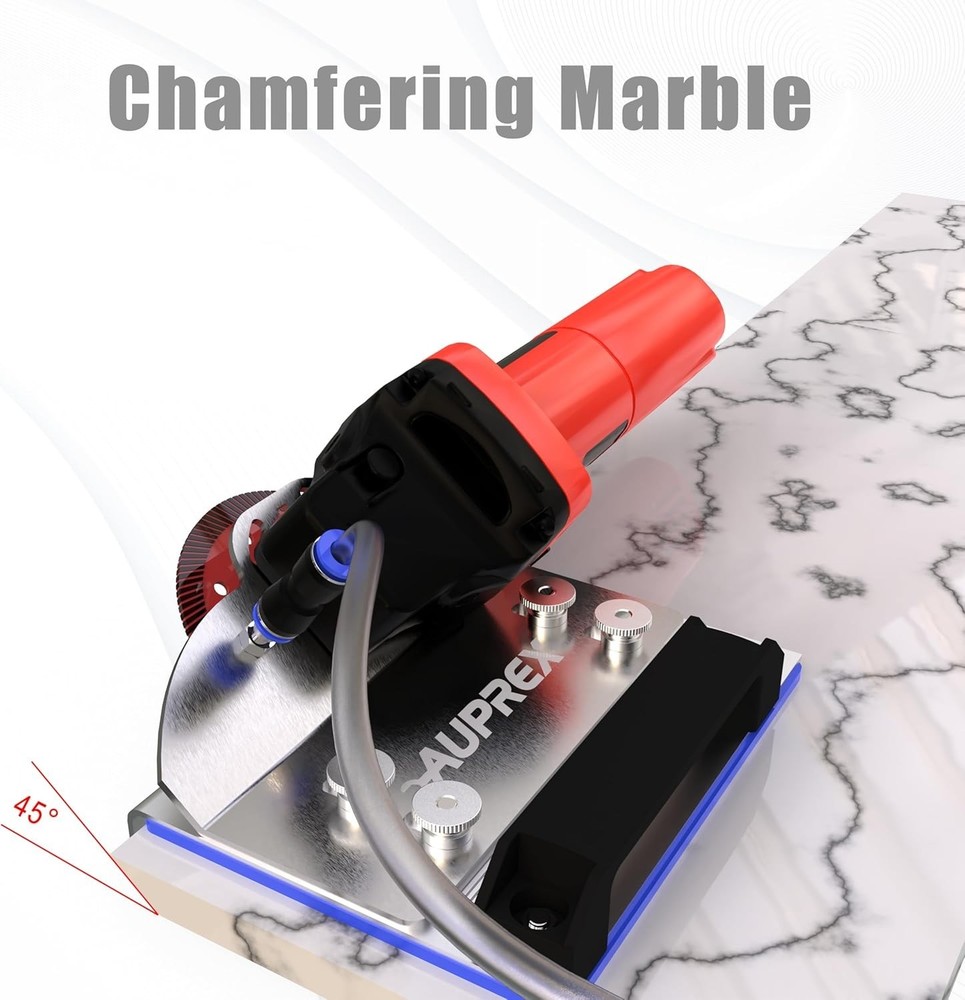 45 Degree Tile Chamfering Tool, Angle Grinder Stand for 45° Tile Cutting, Tile