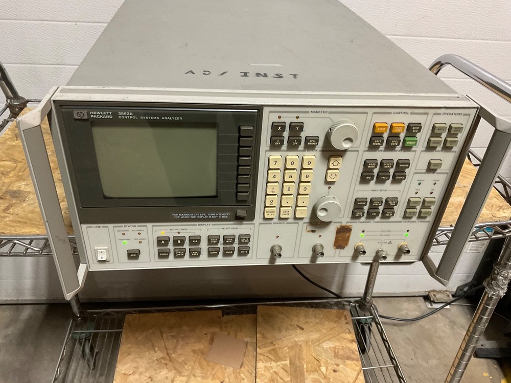 Agilent Hewlett Packard HP 3563A Control System Analyzer