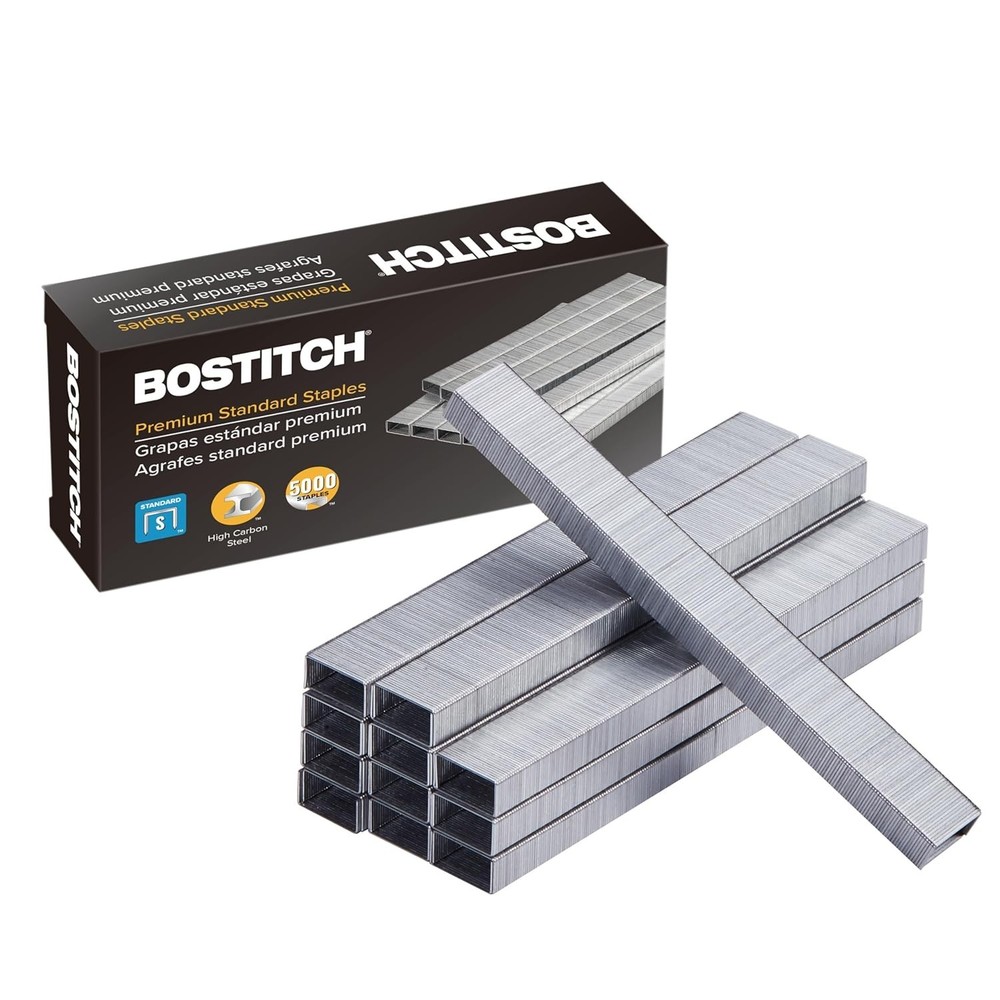 Full Strip Staples, 1/4" - 5,000 Count for Efficient Staples Performance
