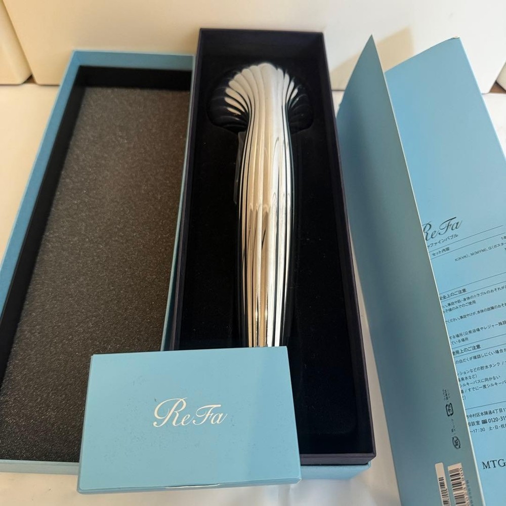 ReFa Bubble Shower Head Silver Used Water-saving Bath Fixture