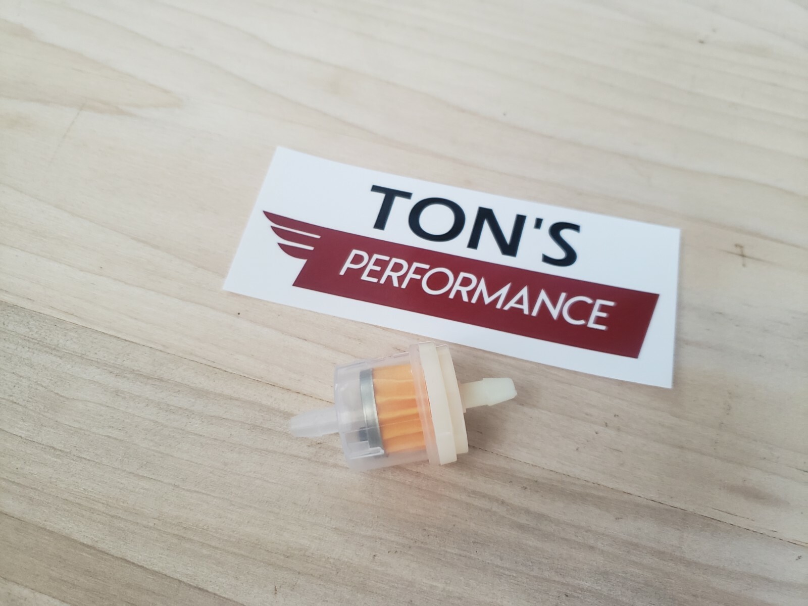 5 pack Motorcycle Gas Inline Fuel Filter Petrol Magnetic Pipes Lines 1/4" Tube