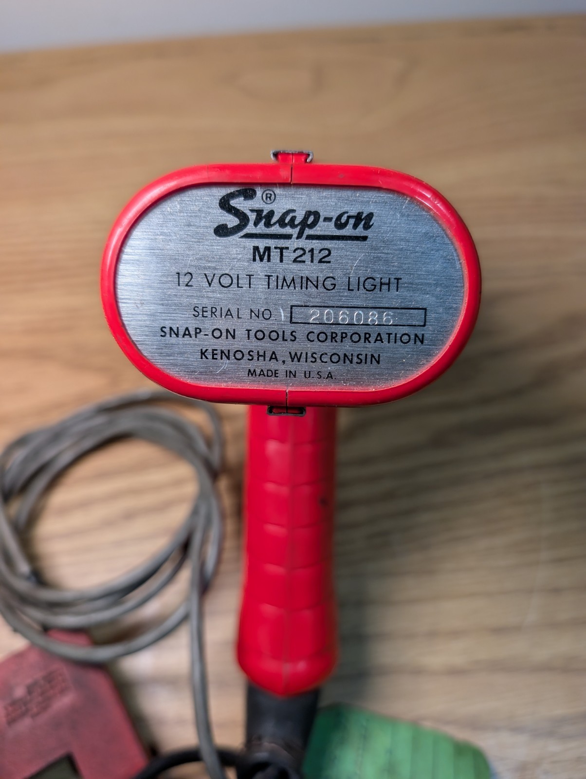 Vintage Snap On MT212 Timing Light - FOR PARTS - USED
