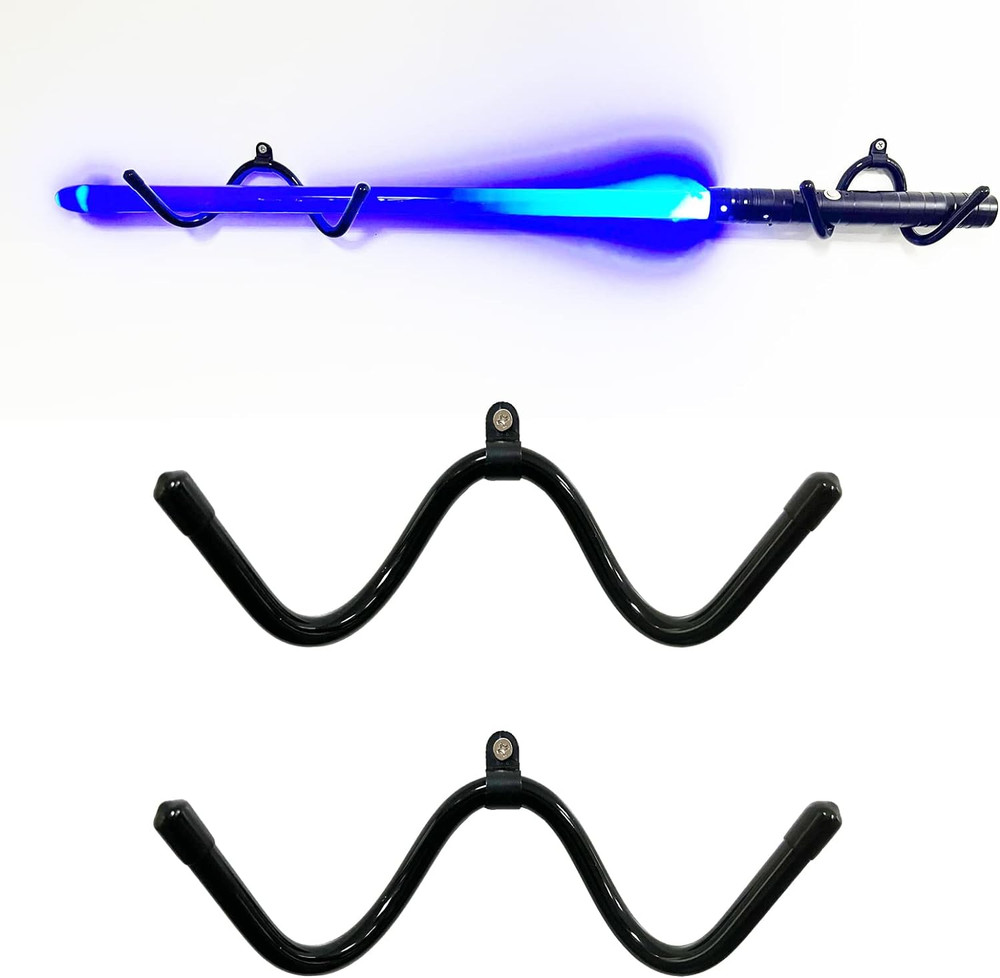 Horizontal  Wall Rack Wall Holder Lightsaber Display Rack Hook Stand, Compatible