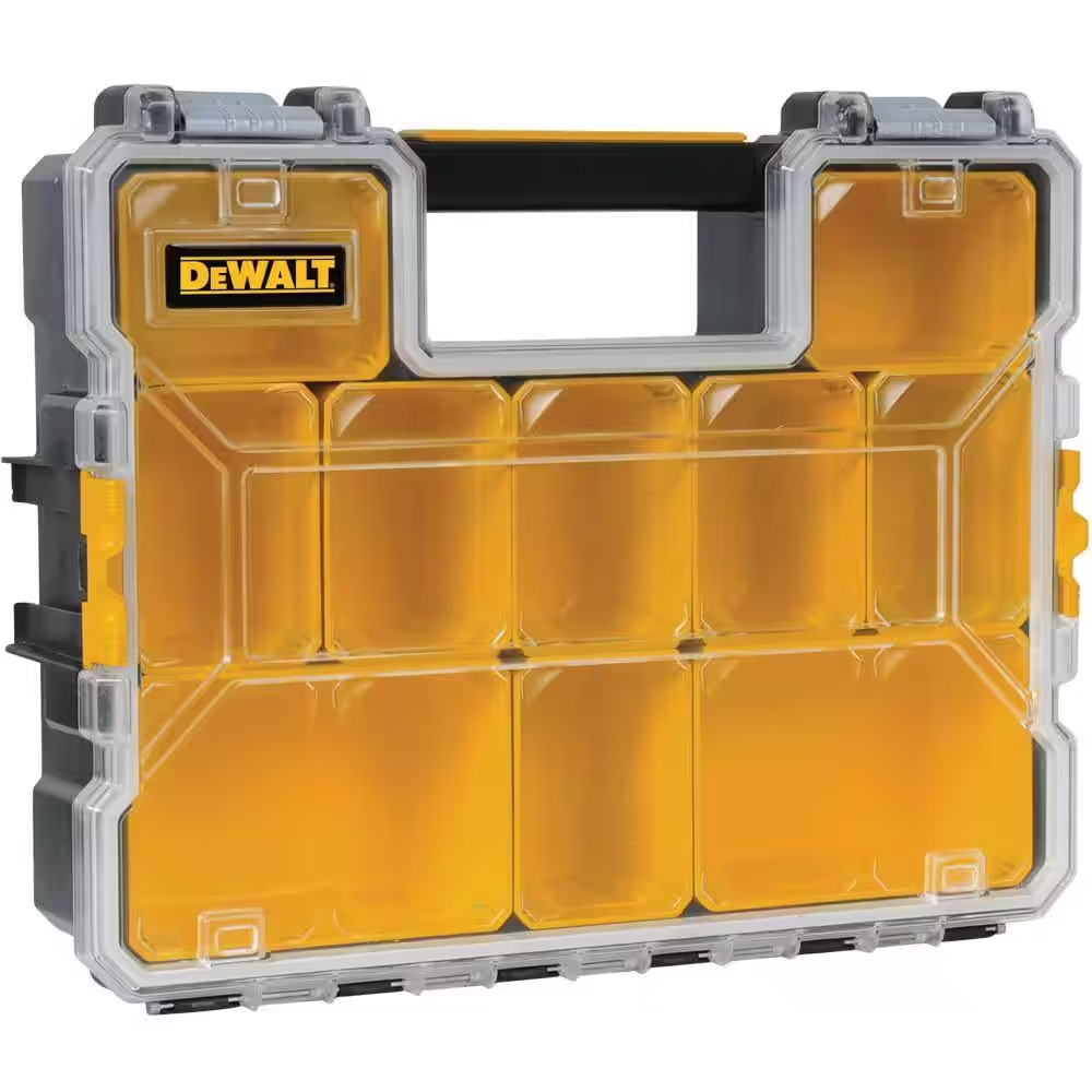10-Compartment Shallow Pro Small Parts Organizer